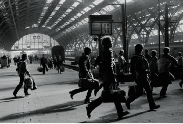 Helga Paris: Leipzig Hauptbahnhof 1981/82